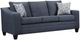 Delta Furniture Manufacturing Hershey Navy Sofa-1