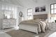 Benchcraft® Kanwyn 4-Piece Whitewash King Bedroom Set-0