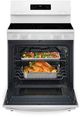 Whirlpool® 30'' White Freestanding Electric Range with Air Cooking Technology-4