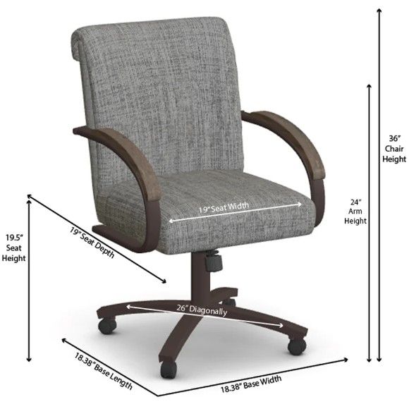 Chromcraft™ Customizable Easton Dining Arm Chair -2