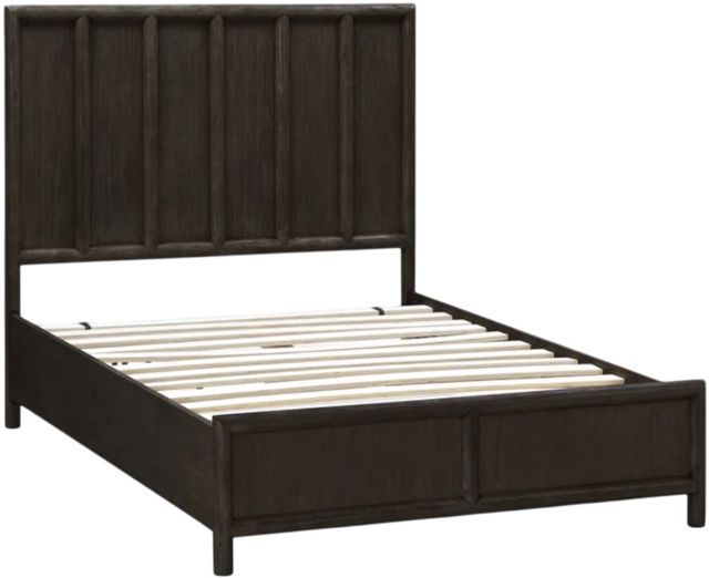 Modus Furniture Dorsey Basalt Gray Queen Panel Bed-2