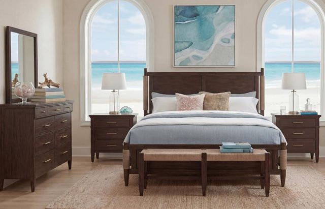 Legacy Classic Reflections Dark Roast King Panel Bed-1