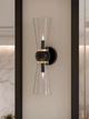 Currey & Company Byford Bronze/Clear Bath Wall Sconce-4