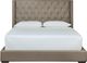 Signature Design by Ashley® Branzton Taupe Queen Upholstered Panel Storage Bed-2