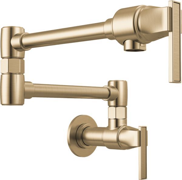 Brizo Frank Lloyd Wright® Brilliance® Luxe Gold® Wall Mount Pot Filler-0