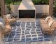 KAS Rugs Provo Blue/Gray Bedrock 5'x8' Area Rug-3