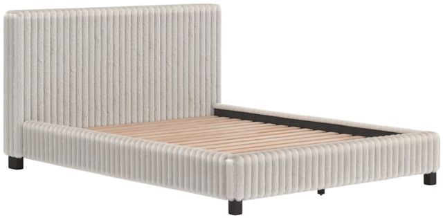 Signature Design by Ashley® Birmonton White Queen Upholstered Panel Bed-0