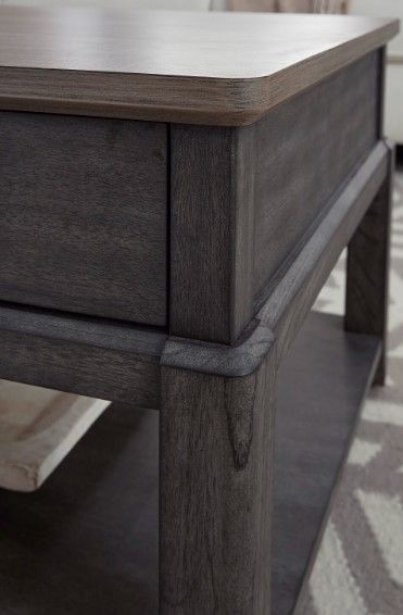 Null Furniture Lake Lure Gray Fog Lift Top Motion Cocktail Table -2
