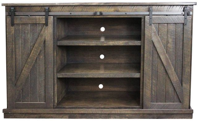 American Heartland Manufacturing Rustic Provincial 68" Tall TV Stand-1