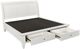aspenhome® Cambridge White King Sleigh Storage Bed-4