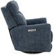 BarcaLounger® Maben Maze-Denim Power Swivel Recliner-3