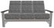 Telescope Casual Leeward Agra Classic/Warm Gray Fabric/Polymer Outdoor MGP Cushion Supreme Three-Seat Sofa with Boardwalk Rustic Polymer Arms-1
