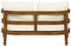 Linon Surfside 2-Piece Beige/Brown Acacia/Fabric Outdoor Conversation Set-5