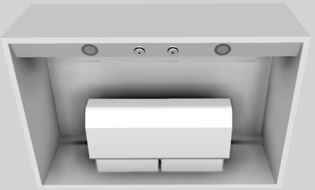 Vent-A-Hood® 36" White Wall Mounted Range Hood-3