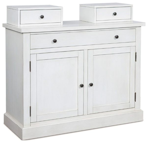 Signature Design by Ashley® Chadworth White Bakers Rack Base-0