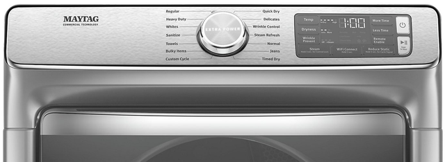 Maytag® 7.3 Cu. Ft. Metallic Slate Front Load Gas Dryer-1