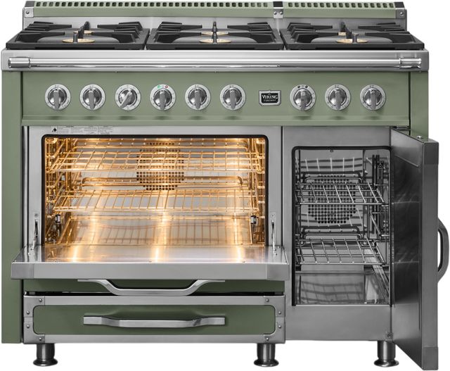 Viking® Tuscany 48" Eucalyptus Pro Style Dual Fuel Range-1