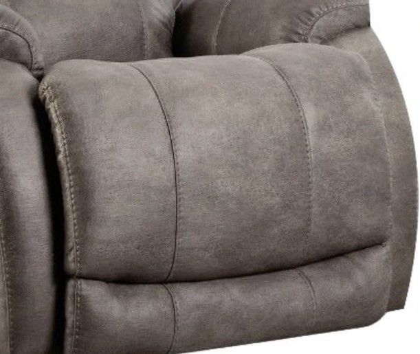 HomeStretch Denali Gray Scoop Seat Manual Rocker Recliner-2