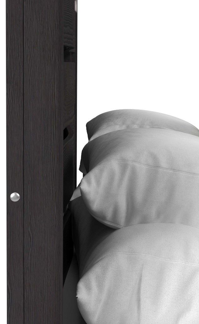 Elements International Tobias Black Full Panel Bed-3