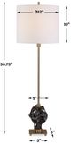 Uttermost® Fiori Dark Bronze Sculptural Buffet Lamp-3