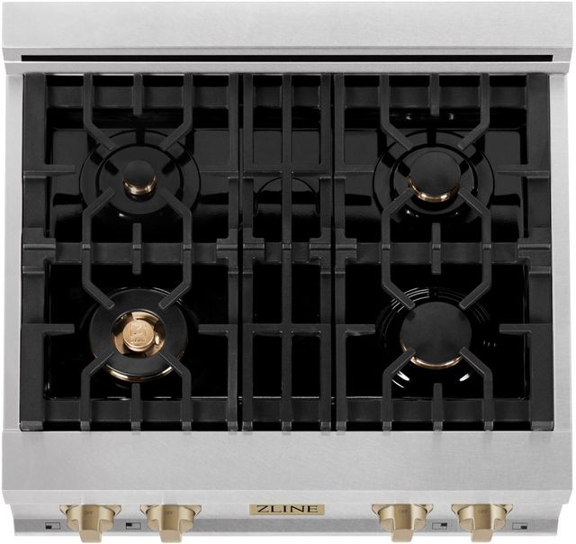 ZLINE Autograph Edition 30" Satin Stainless Steel Gas Rangetop-3