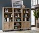 aspenhome® Harper Point Bleached Khaki Bookcase-3