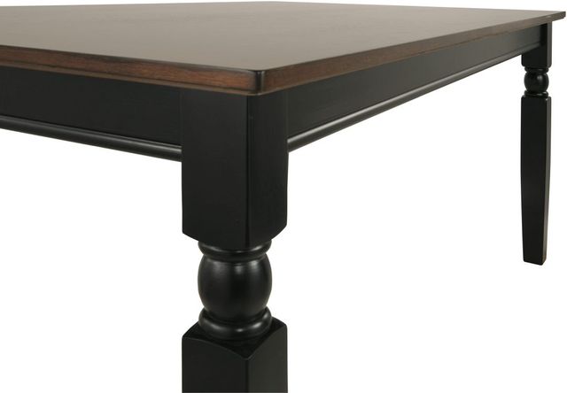 Signature Design by Ashley® Owingsville Brown Rectangular Dining Table with Black Base-3