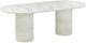 TOV Furniture Brut White Indoor/Outdoor Oval Dining Table-0