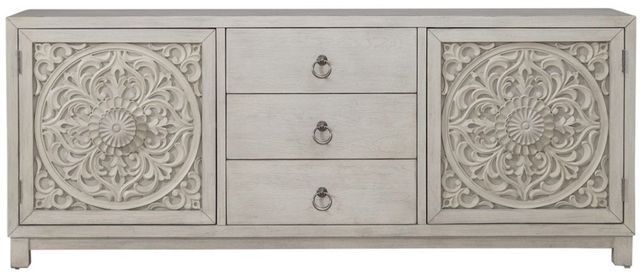Liberty Furniture Sundance Antique Linen 72" Accent Cabinet-2