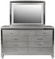 New Classic® Home Furnishings Valentino 4-Piece Silver Queen Bedroom Set-3