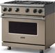 Viking® 7 Series 36" Nantucket Pro Style Liquid Propane Gas Range with Griddle-3