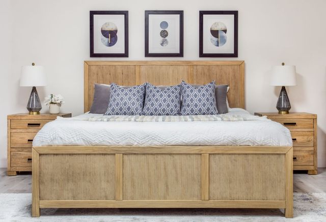 Mako Wood Furniture Oxford Queen Panel Bedroom set-0