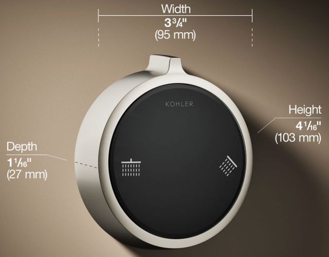 KOHLER® Anthem® Duo Vibrant Brushed Nickel 2-Outlet Shower Digital Control-2