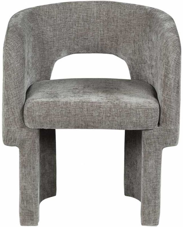 Meridian Furniture Emmet Grey Chenille Dining Chair-1