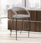 Armen Living Ramona Black/Light Gray Bar Stool-1