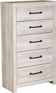 Signature Design by Ashley® Cambeck 4-Piece Whitewash King Panel Headboard Bedroom Set-4