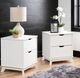 Powell® Portix 2-Piece White 2-Drawer Nightstand Set-1