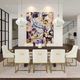 TOV Furniture Lisa by Inspire Me! Home Decor Cream/Gold Dining Chair-1