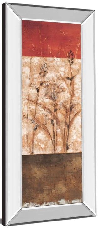Classy Art Fresco Il by Loretta Linza Mirror Framed Wall Art-1