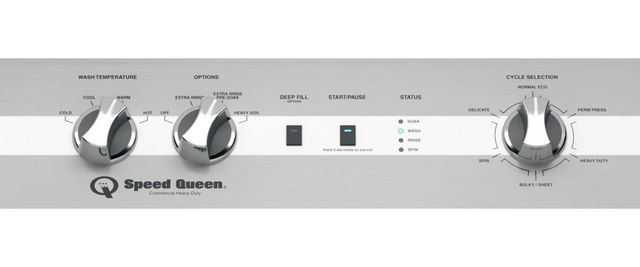 Speed Queen® TC5 3.2 Cu. Ft. White Agitator Top Load Washer-3