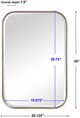 Uttermost® Malay Antiqued Gold Leaf Vanity Mirror-2