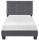 Homelegance® Newberry Dark Gray Twin Platform Bed-2