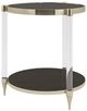 Caracole® End Game Caracole Classic Charred Bark/Whisper of Gold End Table-0