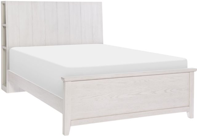 Legacy Kids Teen Ashton Bleached Linen Full Youth Bookcase Bed-0