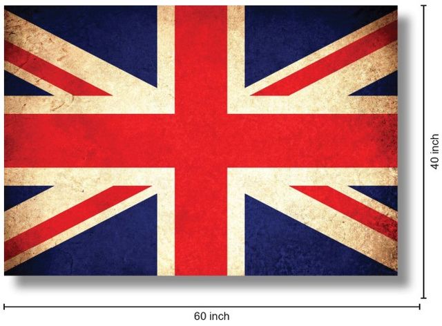 Classy Living Wordly Vintage British Flag Wall Art-2