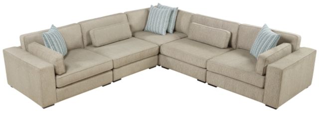 Homelegance® Mila 5-Piece Pewter Sectional-0