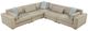 Homelegance® Mila 5-Piece Pewter Sectional-0