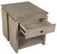 Magnussen Home® Conrad Stone Harbor Gray Rectangular End Table-3