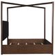 Signature Design by Ashley® Kendamor Dark Brown Queen Canopy Bed-4