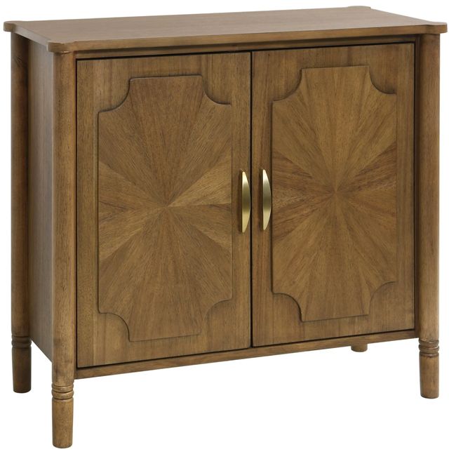 Stylecraft Dark Brown 2-Door Bachelor Cabinet-0